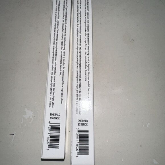 2 BLK/OPL Eye Shadow Stick Emerald Essence 0.049 Oz Full Size NIB - Picture 2 of 2